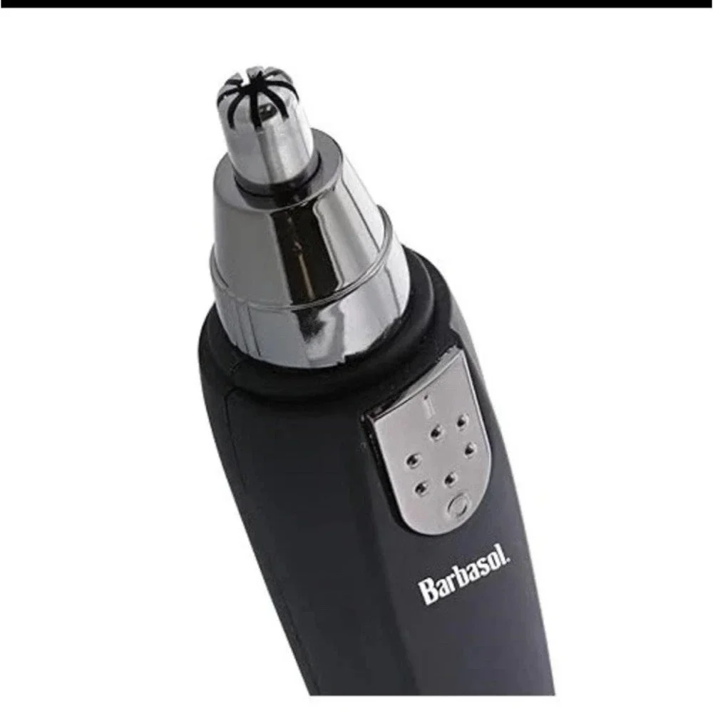 NEW Barbasol Portable Ear and Nose Trimmer with Stainless Steel Blades